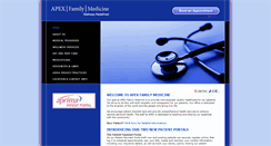 Desktop Screenshot of apexfamilymedicine.com